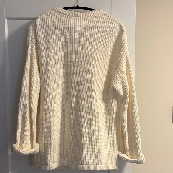 H&M Cream Ribbed Cardigan - Picture 2 of 3